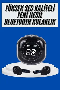 Kablosuz Bluetooth Kulaklık Hifi Ses Kalitesi ve Mikrofonlu