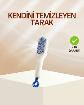 Pratik Mekanizmalı Saç Tarağı – Kendi Kendini Temizler Taşınabilir