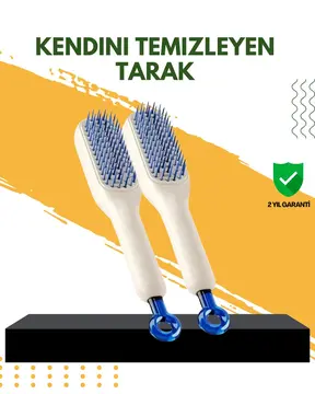 Otomatik Temizlemeli Saç Fırçası – Ergonomik Tasarım Masaj Etkili Elektriklenmeyi Önleyici