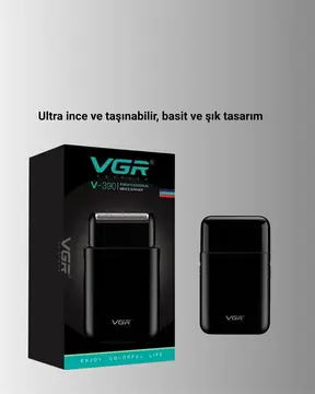 USB Şarjlı Traş Makinesi – Piston + Ağ Başlık 600 mAh Batarya