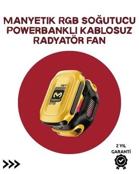 Akıllı Dijital Kontrollü Soğutucu | AI & Standart Mod | 7 Kanatlı Fan Tasarımı