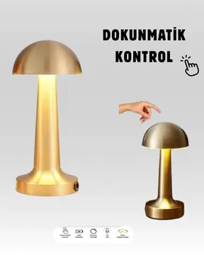 Modern Tasarım Şarjlı Masa Lambası – 1800 mAh Batarya