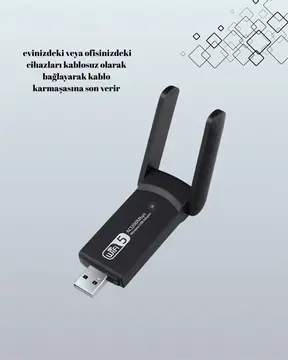 Realtek Chipsetli 5G Destekli Yüksek Hızlı Ağ Adaptörü