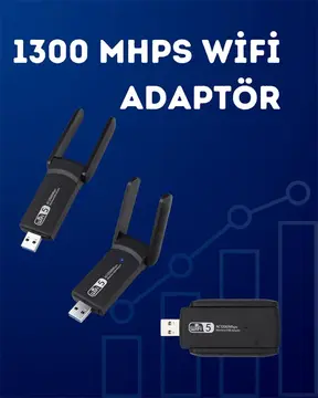 USB WiFi Adaptör – 1200 Mbps Hız