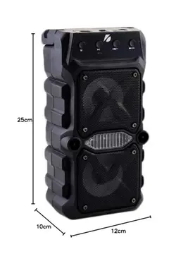 Bluetooth Hoparlör Çift Mikrofonlu Güçlü Ses Kaliteli Kesintisiz Kablosuz