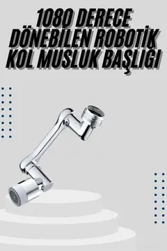 Mutfak Musluk Başlığı 1080 Derece Dönebilir Oynar Başlıklı Musluk Aparatı
