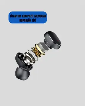 Bluetooth Kulaklık TWS Yüksek Ses Kaliteli Kesintisiz Dijital Göstergeli Kulaklık