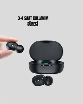Kablosuz Kulak İçi Bluetooth Kulaklık Stereo Dokunmatik Kontrollü Kulaklık