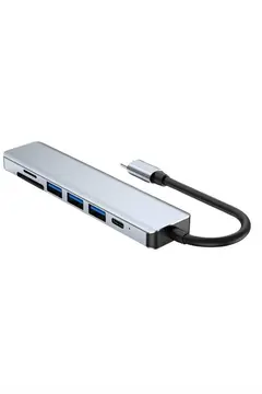 8 Portlu Macbook Çevirici Type C Hub  SD TF USB Çoğaltıcı Ethernet