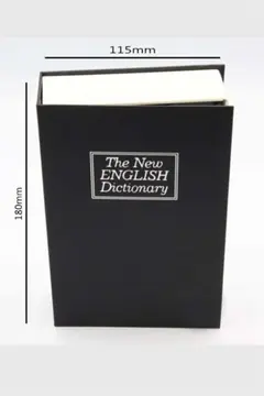 Kilitli Gizli Kasa Sözlük Kumbara Kitap Sözlük Görünümlü 18cm