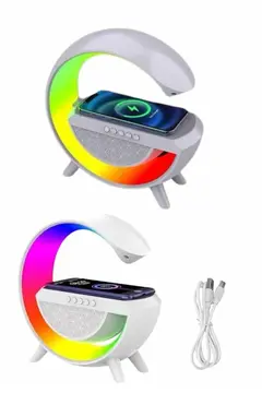 Yeni Nesil Bluetooth Hoparlör Speaker 5.0 Taşınabilir G Şeklinde Powerbankli