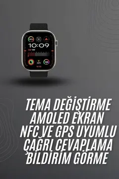 Akıllı saat 2.02 inch Nabız Ölçer Arama Konuşma Müzik Dinleme