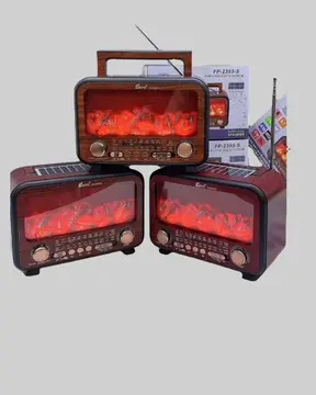 Şömine Alev Işıklı Solar Bluetooth Hoparlör – 7W Güçlü Ses FM Radyo