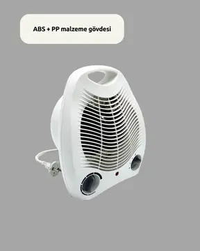 Mini Elektrikli Isıtıcı – 2000W Güç Fanlı Isıtma 3 Isı Modu