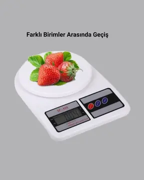 Hassas Dijital Mutfak Tartısı – 1g Doğruluk LCD Ekran Otomatik Kapanma