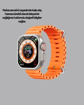 Kordonlu Akıllı Saat – Sesli Görüşme GPS Nabız ve Uyku Takibi