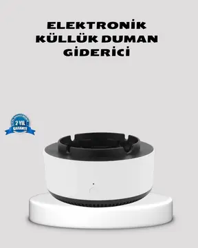 Hava Temizleyici Küllük – Sigara Dumanı Filtreli Sessiz Çalışan Şık Tasarım