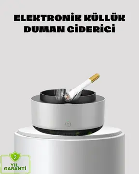 Küllük ve Hava Temizleyici 2’si 1 Arada – Sigara Kokusu Giderici Araba ve Ofis İçin