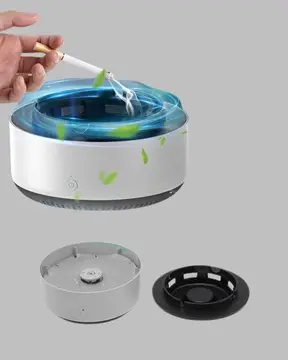 Küllük ve Hava Temizleyici 2’si 1 Arada – Sigara Kokusu Giderici Araba ve Ofis İçin