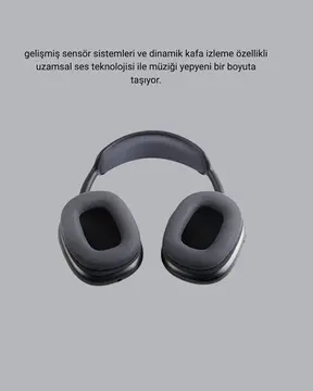 P9 Pro Plus Bluetooth Kulak Üstü Kulaklık – H1 Çipli Aktif Gürültü Engelleme Uzamsal Ses Desteği