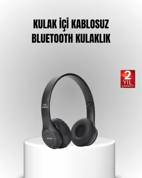 Bluetooth Kablosuz Kulaklık – Extra Bass TF Kart Mikrofonlu Ayarlanabilir Ergonomik Tasarım