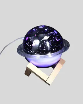 USB Mini Hava Nemlendirici ve Projeksiyon Lamba – Taşınabilir Sessiz Dekoratif Aromaterapi Cihazı