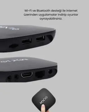 4K Ultra HD TV Kutusu – 8 GB Hafıza Google Asistan Chromecast Dolby Destekli