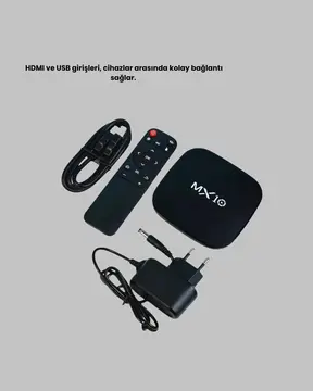 Android 4K TV Box – Wi-Fi Bluetooth Dolby Ses 60 FPS Ultra HD