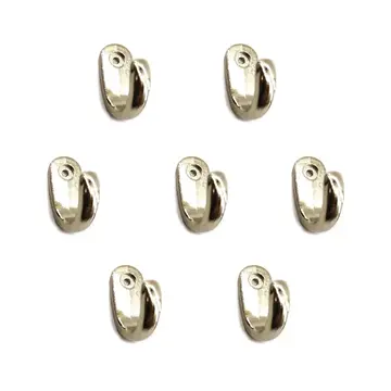Büyük Tekli Fincan Askı, Dekor Askısı - Nikel, 100 Adet, 12x23x30 Mm
