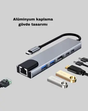 Dönüştürücü Hub – Kompakt Dayanıklı ve Yüksek Hızlı Bağlantı