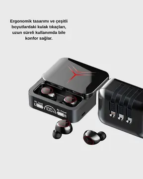 Bluetooth Powerbank Kulaklık – Kablosuz Uzun Pil Ömrü Dokunmatik ve Yüksek Ses Kalitesi