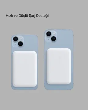 MagSafe Battery Pack – Kablosuz Hızlı Şarj Kompakt ve Taşınabilir Güç Bankası