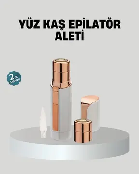 Kadınlar İçin Yüz ve Kaş Epilatörü – Hassas Cilt Dostu Pil ile Çalışan Taşınabilir ve Şık Tasarım
