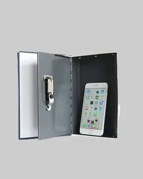 Anahtarlı Gizli Kitap Kasa – Metal İç Yapı Kamuflajlı Sözlük Tasarım