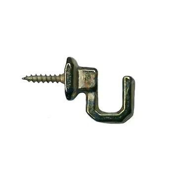 Vidalı Kanca, Askı Küçük - 15x18mm, Siyah - 100 Adet