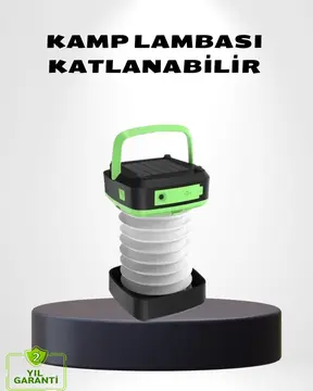 Şarjlı LED Lamba – Dokunmatik Sensörlü 3 Kademeli Parlaklık