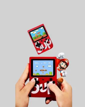 SUP Retro El Konsolu – 500 Oyun TV Bağlantılı 3 İnç Ekranlı Şarjlı Mini Atari