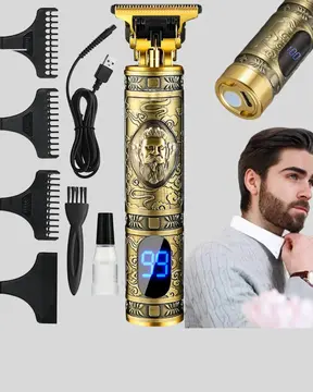 Şarjlı Kablosuz Tıraş Makinesi – 1800 mAh Batarya Uzun Pil Ömrü Profesyonel Sessiz Motor