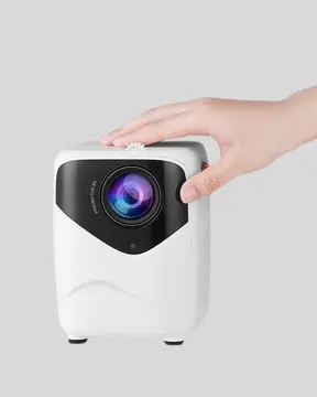 Mini Akıllı Projektör – 1080P Full HD 64GB Depolama 2GB RAM Uzaktan Kumanda Destekli