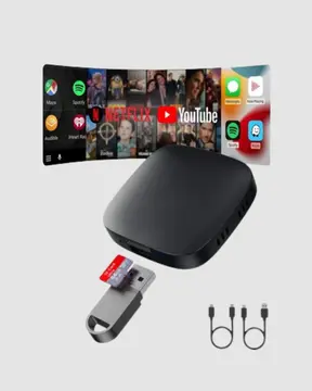 Android Auto Kablosuz Adaptör Bluetooth 5.0 ve 5.8GHz WiFi Destekli