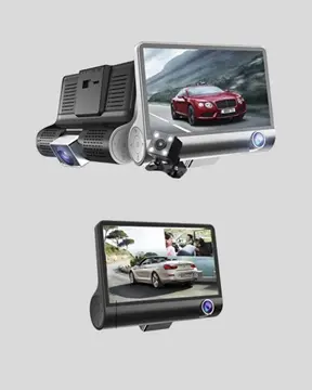 Araç Kamerası 3’lü Full HD DVR 1080P Gece Görüşlü ve G-Sensörlü