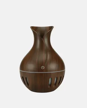 Ahşap Desenli 130 ml Aromaterapi Difüzör Sessiz ve USB Bağlantılı