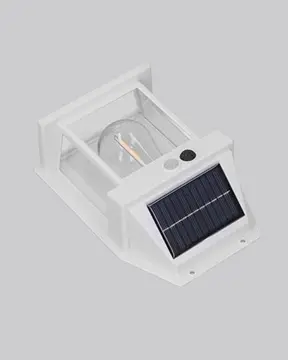 Güneş Enerjili Dış Mekan Sensörlü Duvar Lambası IP65 Su Geçirmez