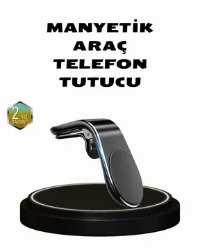 360° Dönebilen Manyetik Araç Telefon Tutucu Sarsıntısız ve Şık Tasarımlı
