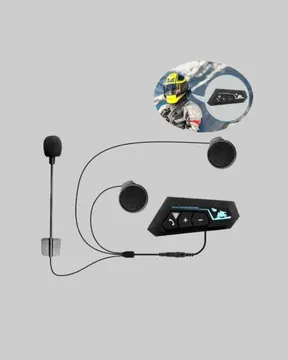 BT22 Kask Bluetooth Kulaklık 5.0 Gürültü Engelleyici ve Eller Serbest Kullanım