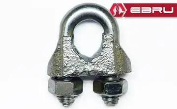 Çelik Halat Bağlama, Düğüm, Klemens 8 Mm - 25 Adet