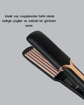 Tost Model Saç Şekillendirici DEMPOWER DP-134 360° Döner Kablolu
