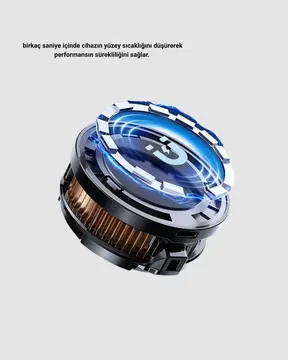 Mobil Oyun Telefon Soğutucusu Yarı İletken Hızlı Soğutmalı ve Sessiz Fanlı