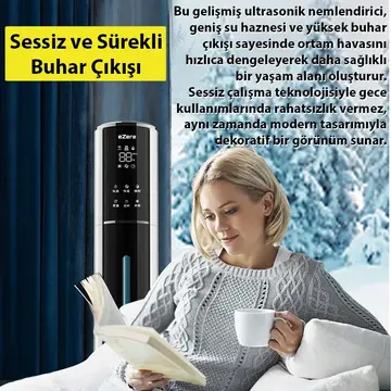 EZERE AquaPure MNS-A09 Ultrasonik Hava Nemlendirici