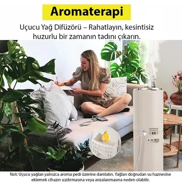 EZERE AquaPure MNS-A09 Ultrasonik Hava Nemlendirici